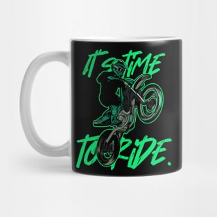 Its time to ride illustration Mug